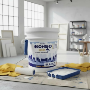 Pintura Látex Bongo Premium 10l Interior Y Exterior Blanco