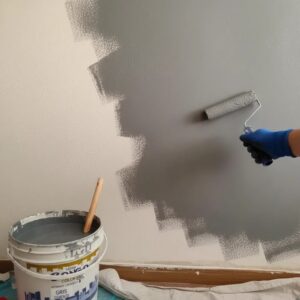 Pintura Látex Bongo Premium 10l Interior Y Exterior Gris Cemento