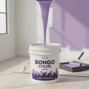 Pintura Látex Bongo Premium 10l Interior Y Exterior Lila