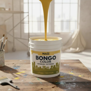 Pintura Látex Bongo Premium 10l Interior Y Exterior Maíz