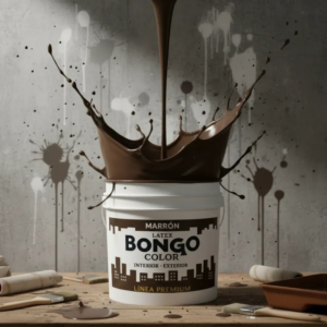 Pintura Látex Bongo Premium 10l Interior Y Exterior Marrón