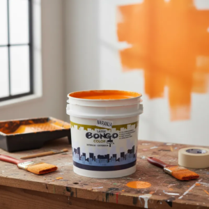 Pintura Látex Bongo Premium 10l Interior Y Exterior Naranja