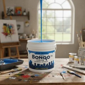 Pintura Látex Bongo Premium 10l Interior Y Exterior Azul Traful