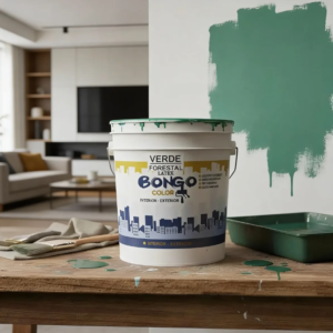 Pintura Látex Bongo Premium 10l Interior Y Exterior Verde Forestal
