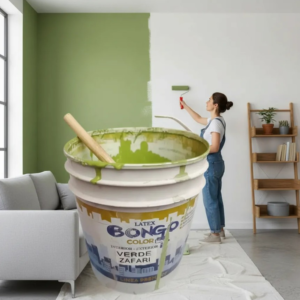 Pintura Látex Bongo Premium 10l Interior Y Exterior Verde Safari